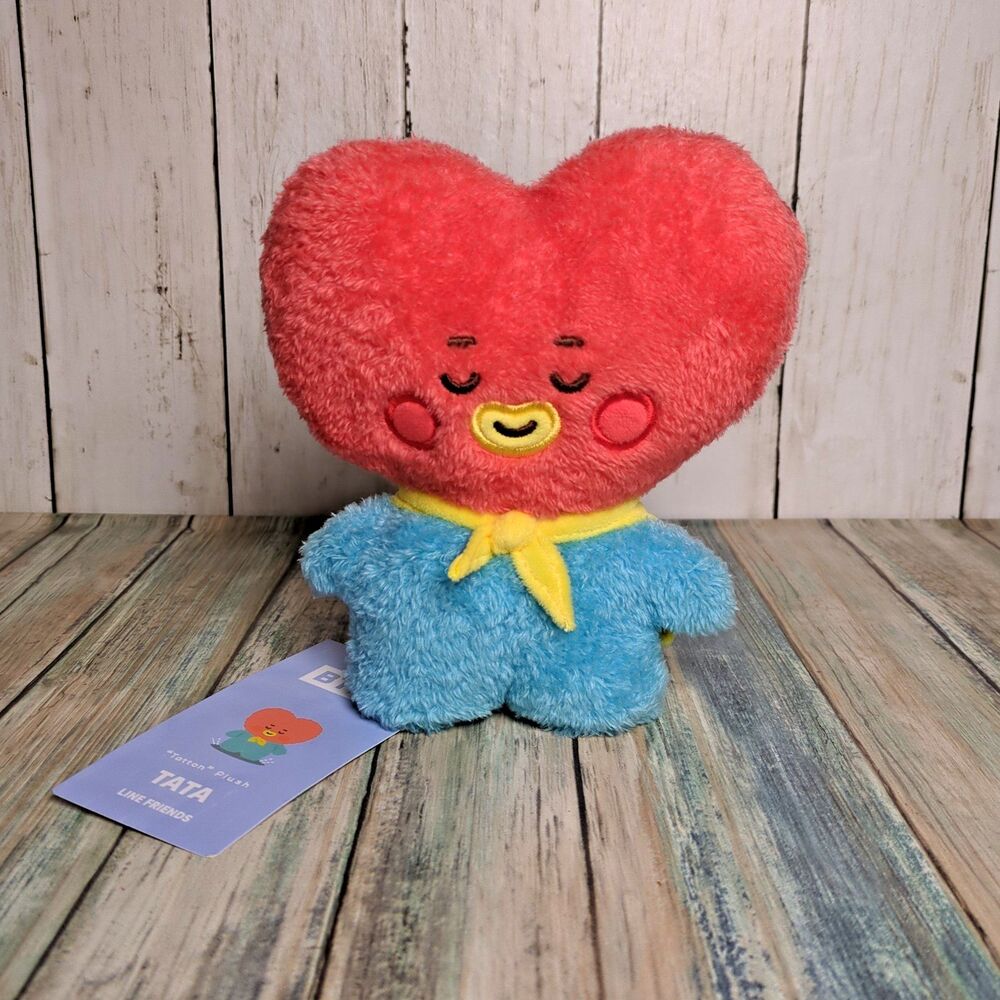 BT21 TATA Standing Plush Doll Line Friends BTS Character Toy NWT